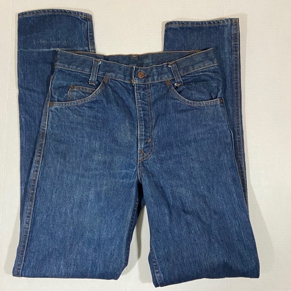 Vtg Levis Big E Blue Label Jeans Straight Leg - Picture 2 of 10